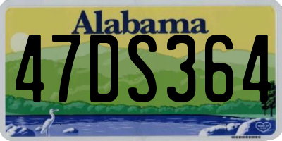 AL license plate 47DS364