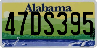AL license plate 47DS395