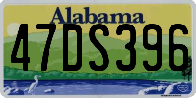 AL license plate 47DS396