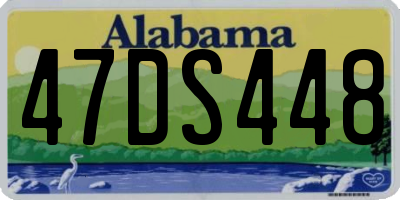 AL license plate 47DS448