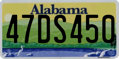 AL license plate 47DS450