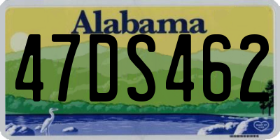 AL license plate 47DS462