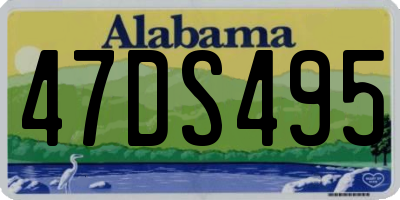 AL license plate 47DS495