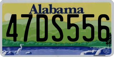 AL license plate 47DS556