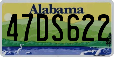 AL license plate 47DS622