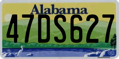 AL license plate 47DS627