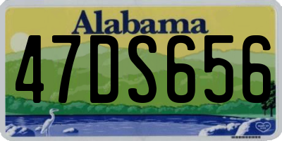 AL license plate 47DS656