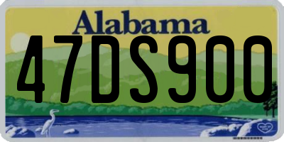 AL license plate 47DS900