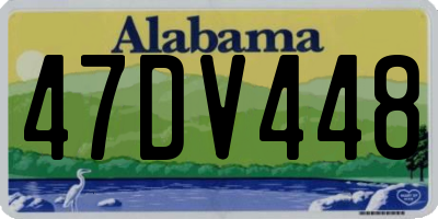 AL license plate 47DV448