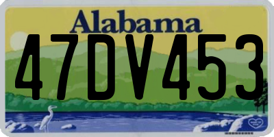 AL license plate 47DV453