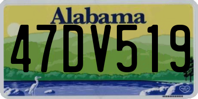 AL license plate 47DV519