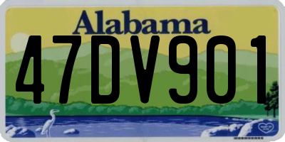 AL license plate 47DV901