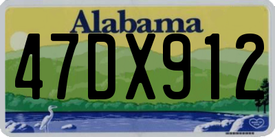 AL license plate 47DX912