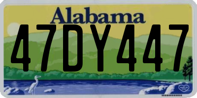 AL license plate 47DY447