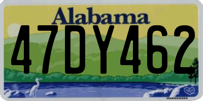 AL license plate 47DY462