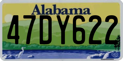AL license plate 47DY622