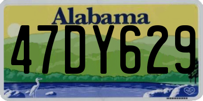 AL license plate 47DY629