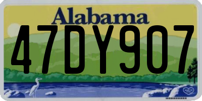 AL license plate 47DY907