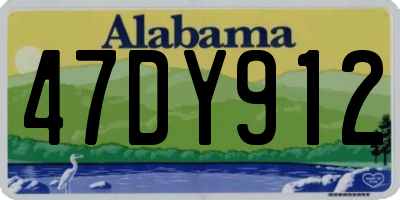 AL license plate 47DY912