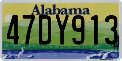 AL license plate 47DY913