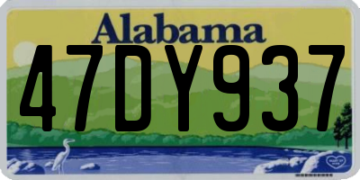 AL license plate 47DY937