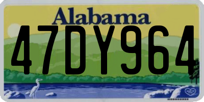 AL license plate 47DY964