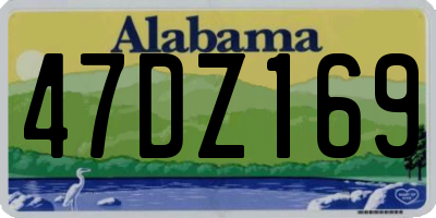 AL license plate 47DZ169