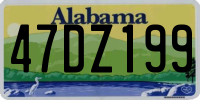 AL license plate 47DZ199