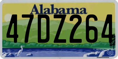 AL license plate 47DZ264