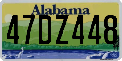 AL license plate 47DZ448