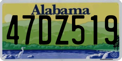 AL license plate 47DZ519