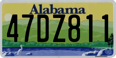 AL license plate 47DZ811