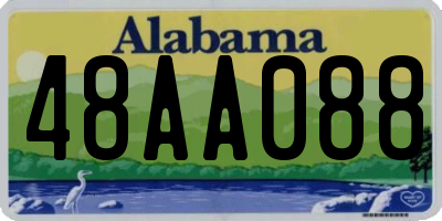 AL license plate 48AA088