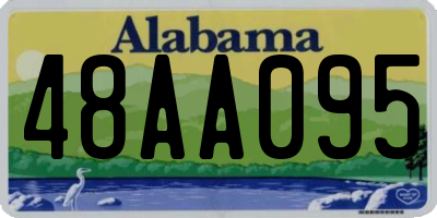 AL license plate 48AA095