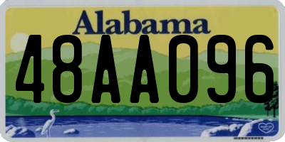 AL license plate 48AA096