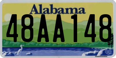 AL license plate 48AA148