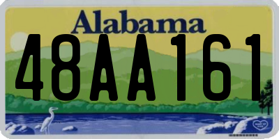 AL license plate 48AA161