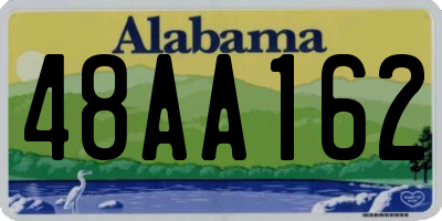 AL license plate 48AA162
