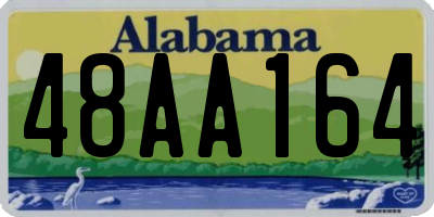 AL license plate 48AA164