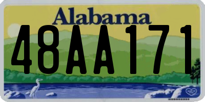 AL license plate 48AA171