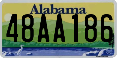 AL license plate 48AA186