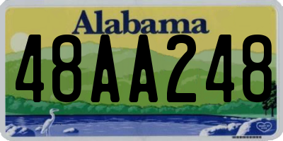 AL license plate 48AA248