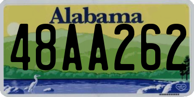 AL license plate 48AA262