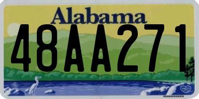 AL license plate 48AA271