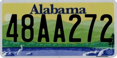 AL license plate 48AA272