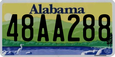AL license plate 48AA288