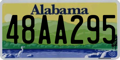 AL license plate 48AA295