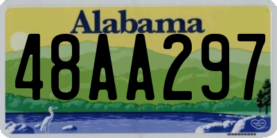 AL license plate 48AA297