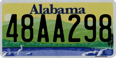 AL license plate 48AA298