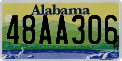 AL license plate 48AA306